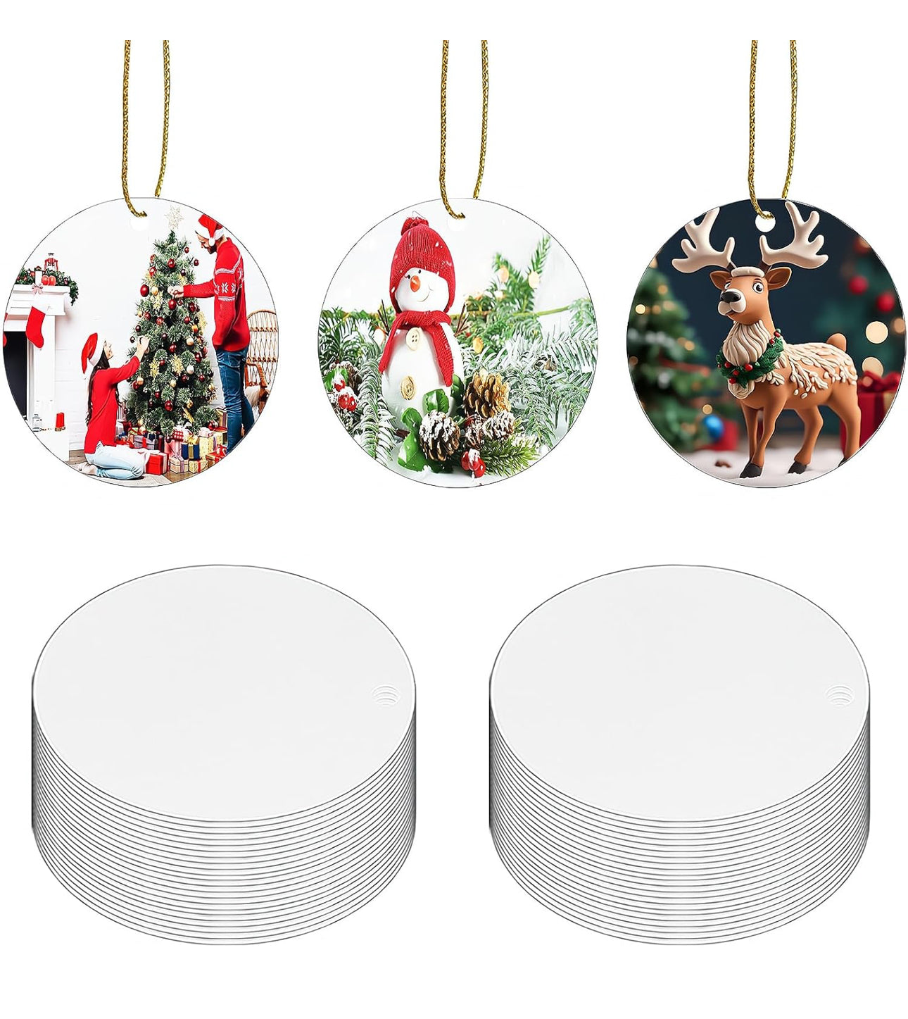 Round Metal Ornament