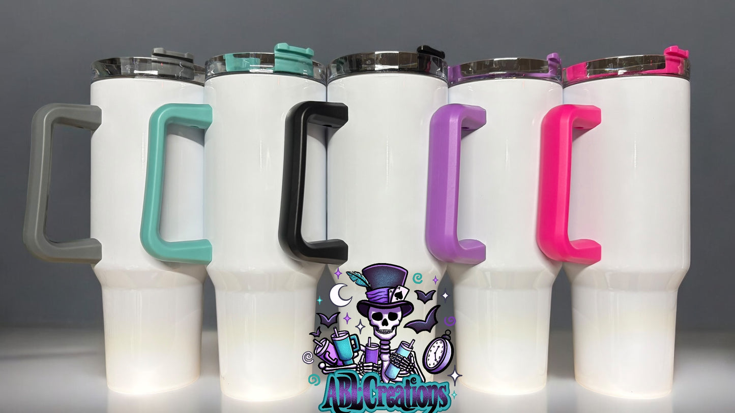 40oz Gloss with Colored Handles