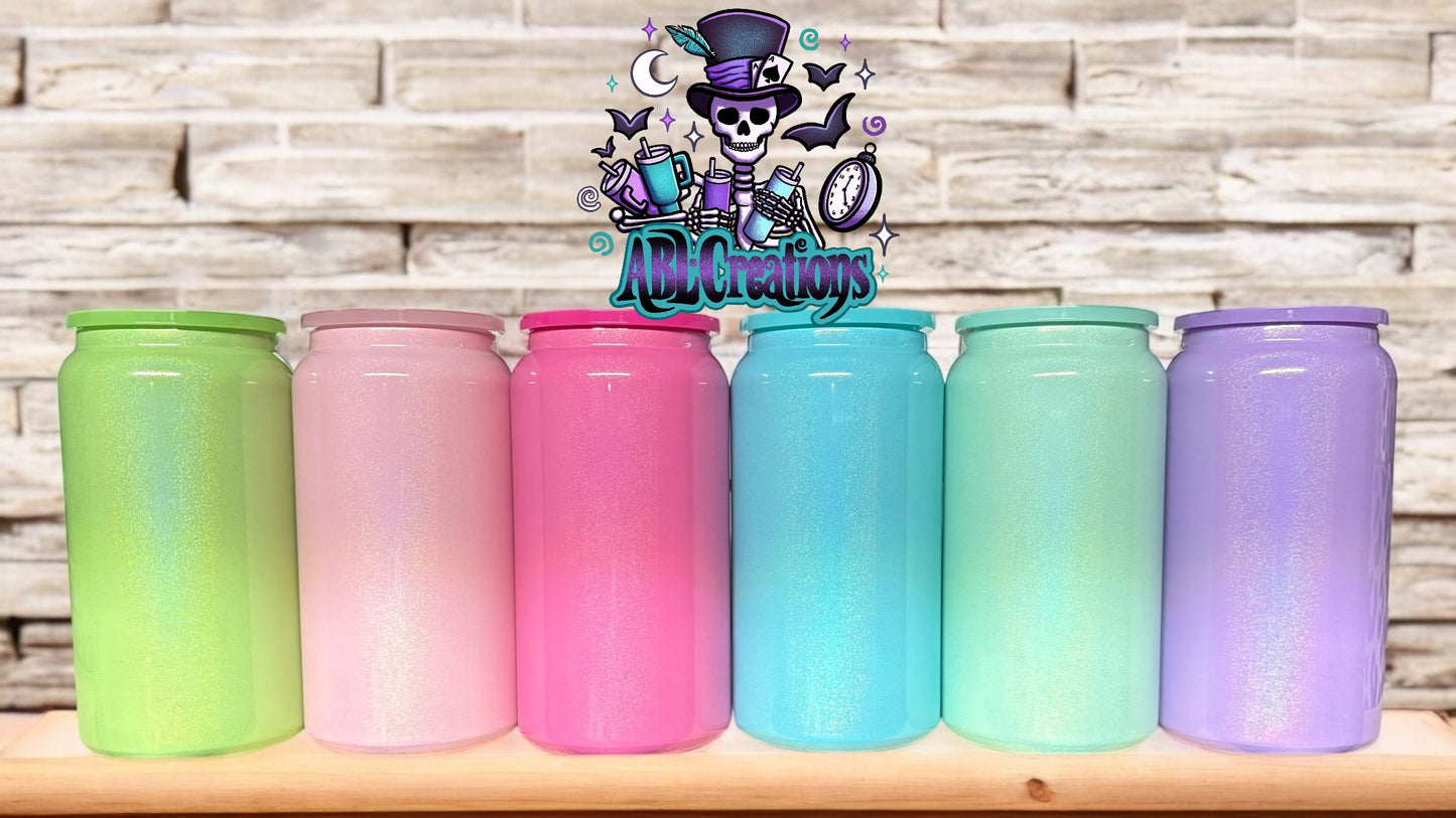 16oz Metal Shimmer Cans